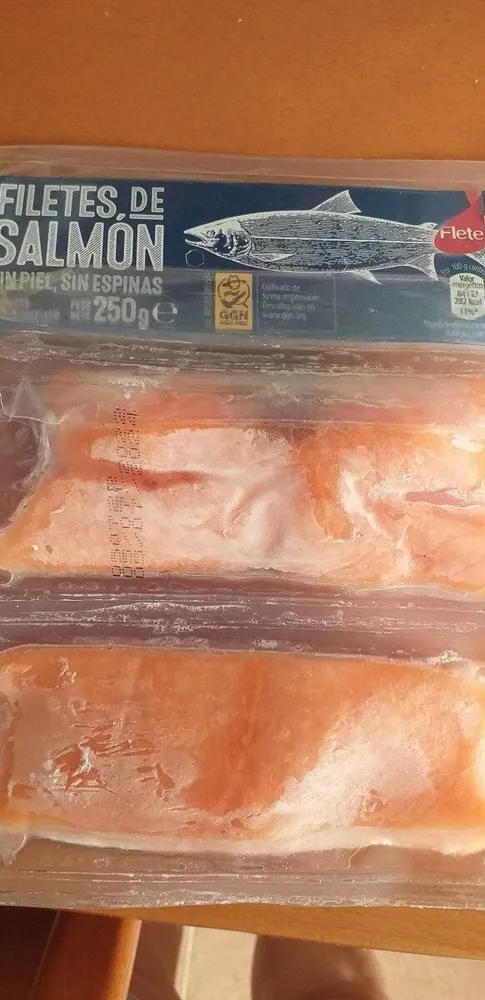 Filetes de salmon