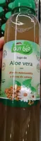 Jugo de aloe vera con manzanilla y hojas de estevia