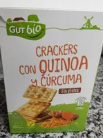 Crackers con quinoa y cúrcuma