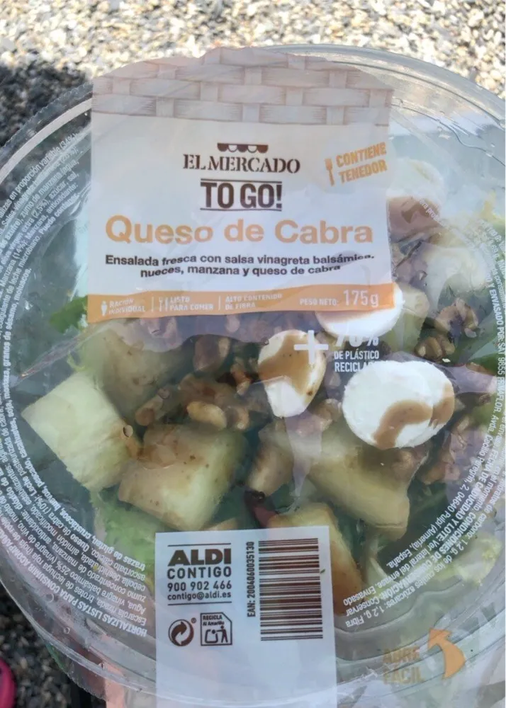 Ensalada queso de cabra