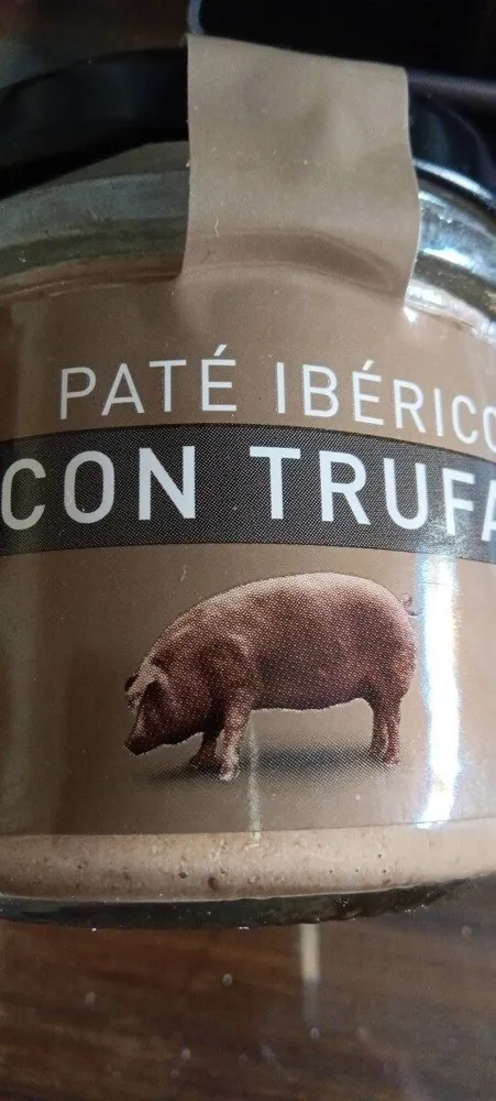 Paté ibérico con trufa