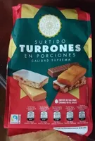 Surtido Turrones en porciones calidad suprema