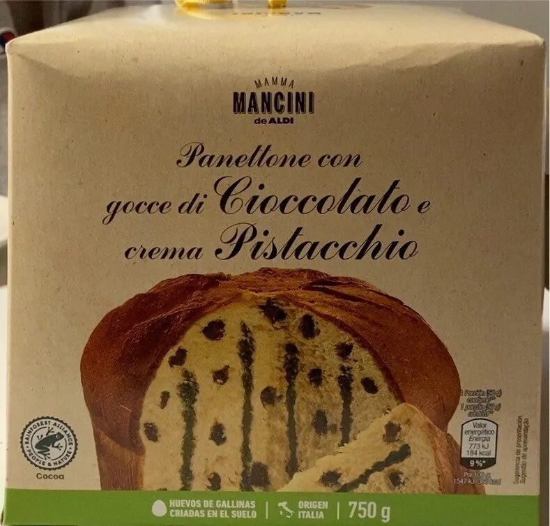 Panettone chocolate/pistacho
