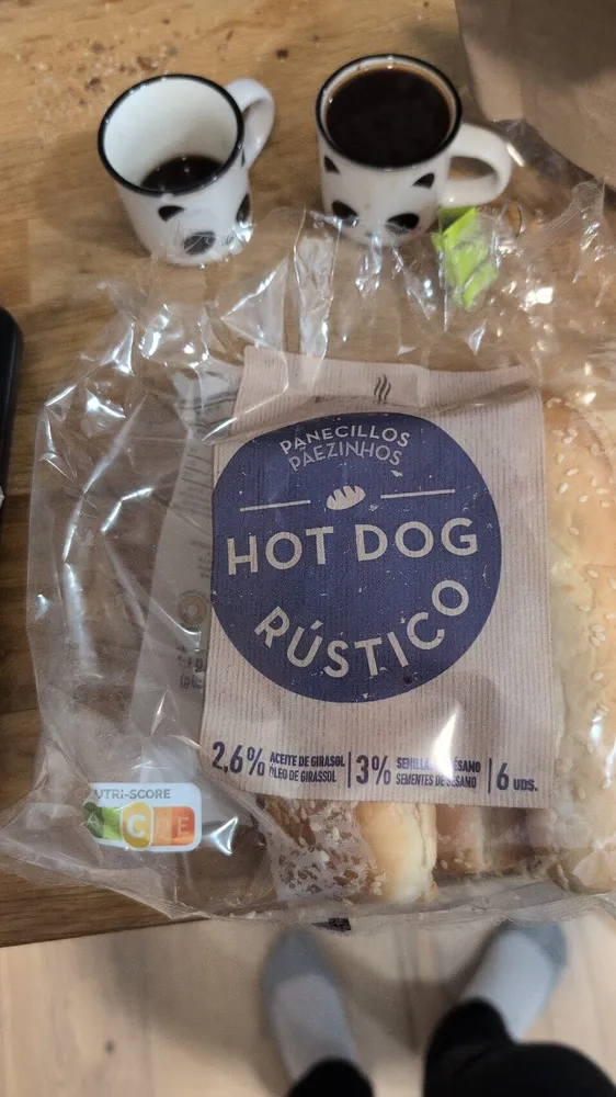 Panecillo HOT DOG con SESAMO