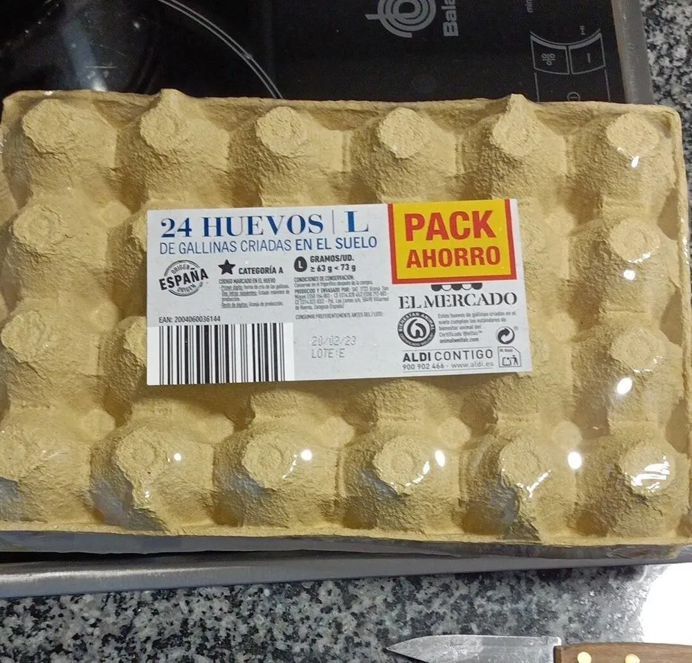 24 huevos L