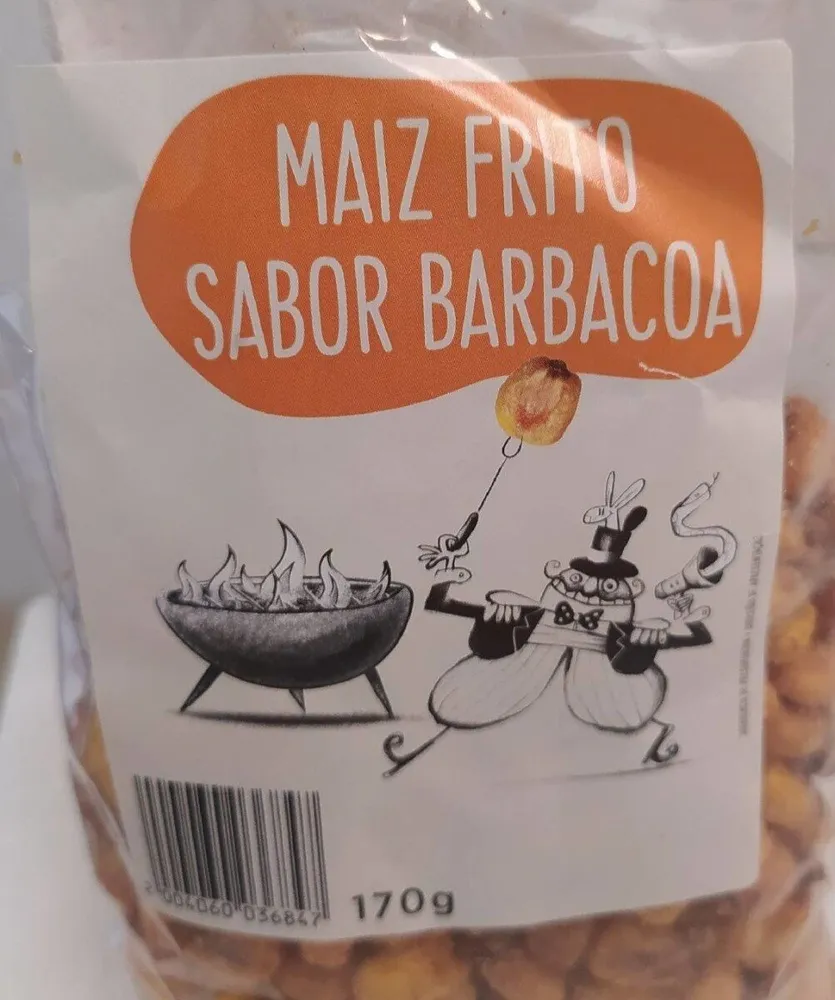 Maíz frito sabor barbacoa