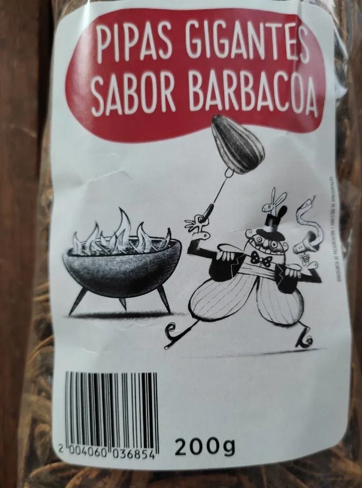 Pipas gigantes sabor barbacoa