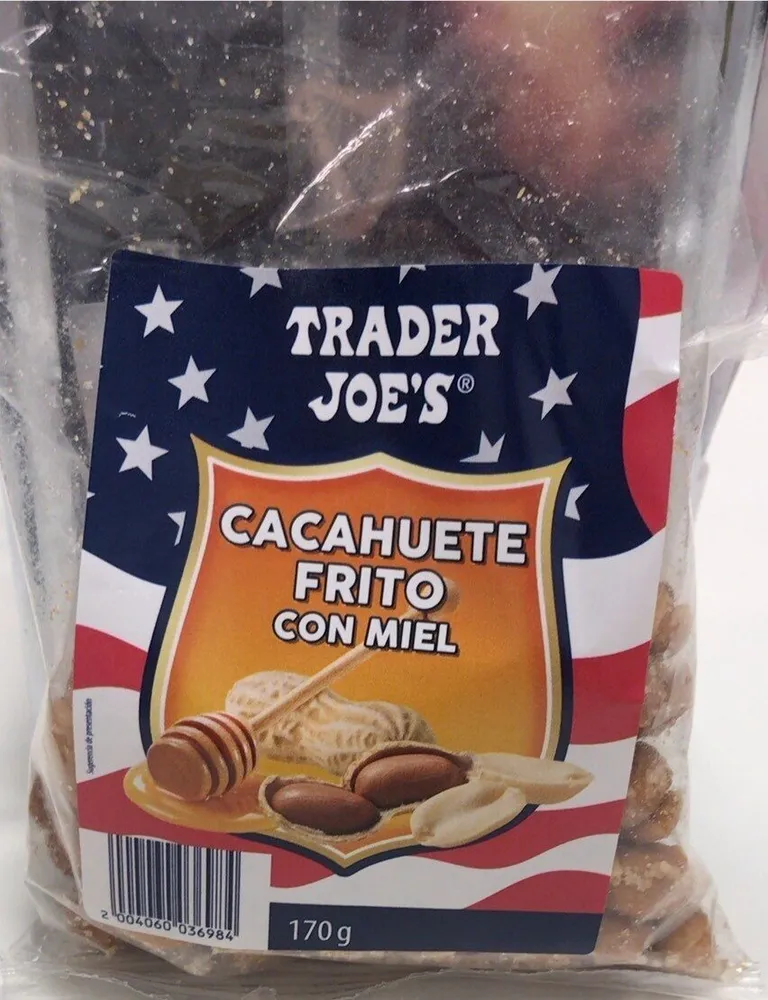Cacahuete frito con miel