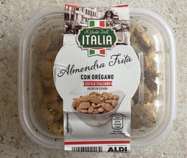 Almendra Fruta con orégano (estilo italiano)
