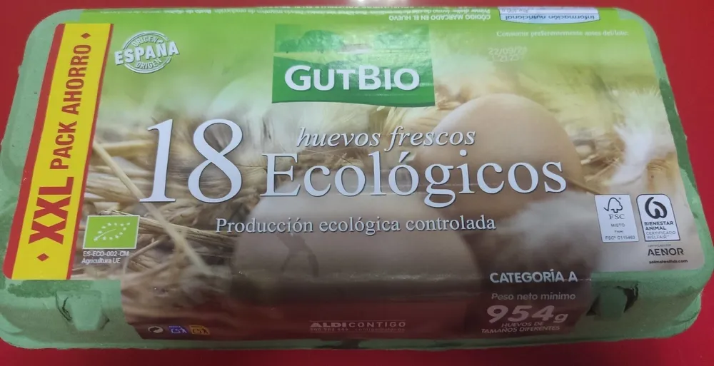 Huevos frescos ecológicos