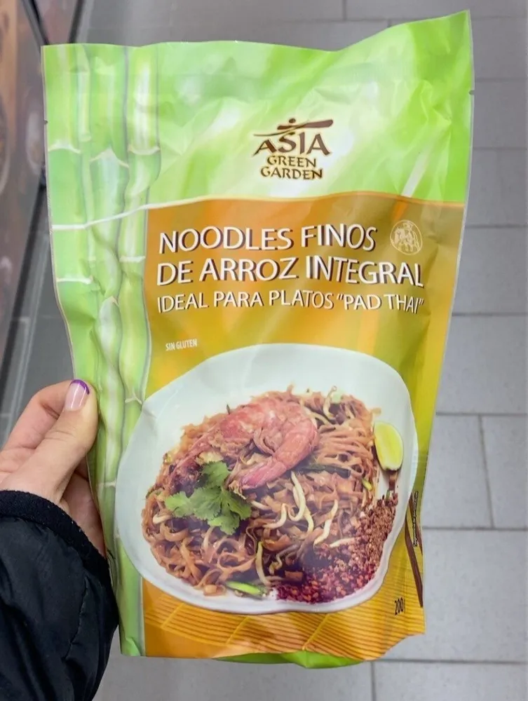 Noodles finos de arroz integral