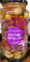 Aceituna partida al ajo