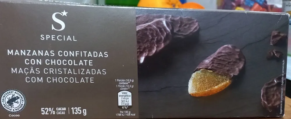 Manzanas Confitadas con Chocolate