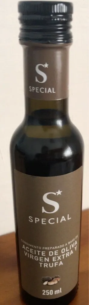 Aceite de oliva virgen extra y trufa
