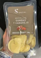 Mezzelune Gambas y Cangrejo