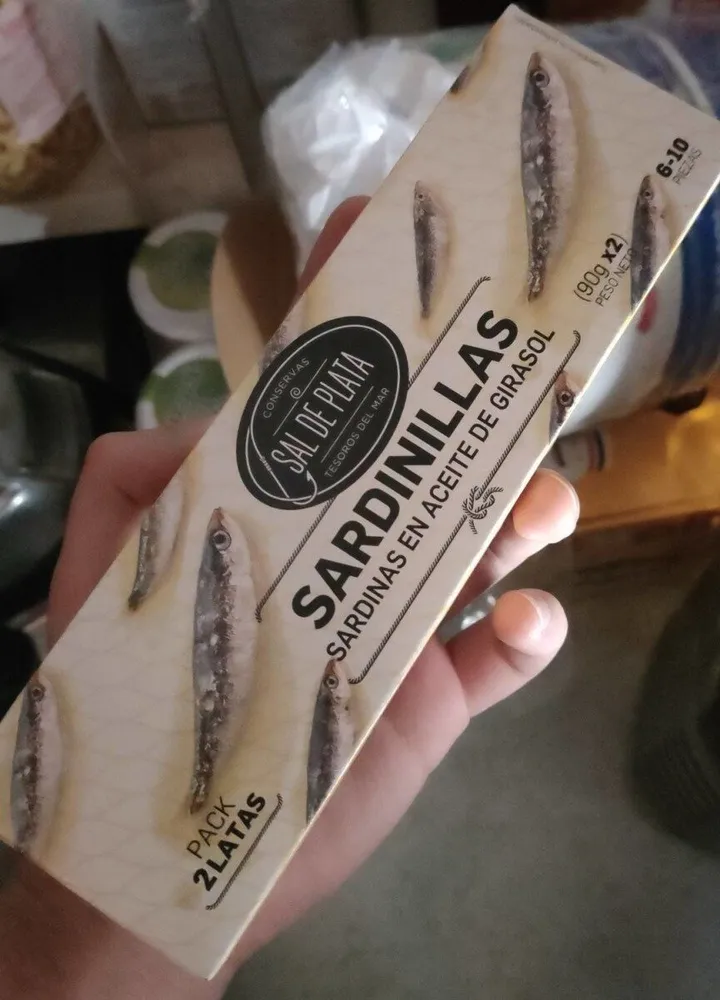 Sardinas en aceite de girasol