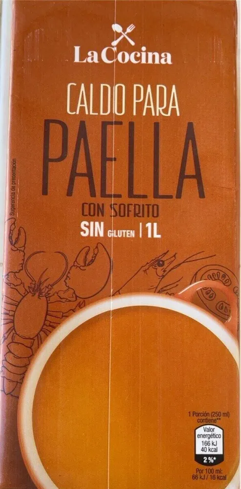 Caldo para Paella con sofrito