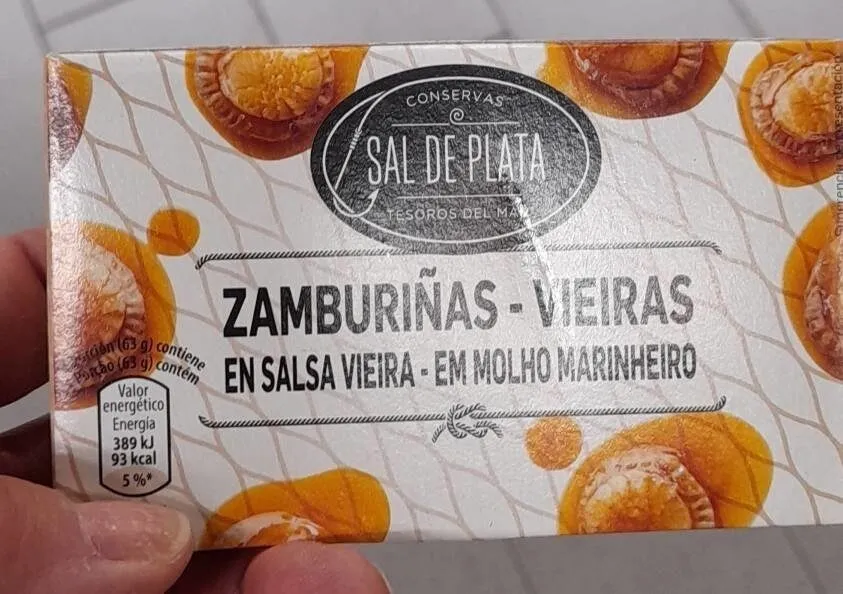 Zamburiñas - vieiras en salsa vieira