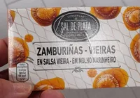 Zamburiñas - vieiras en salsa vieira