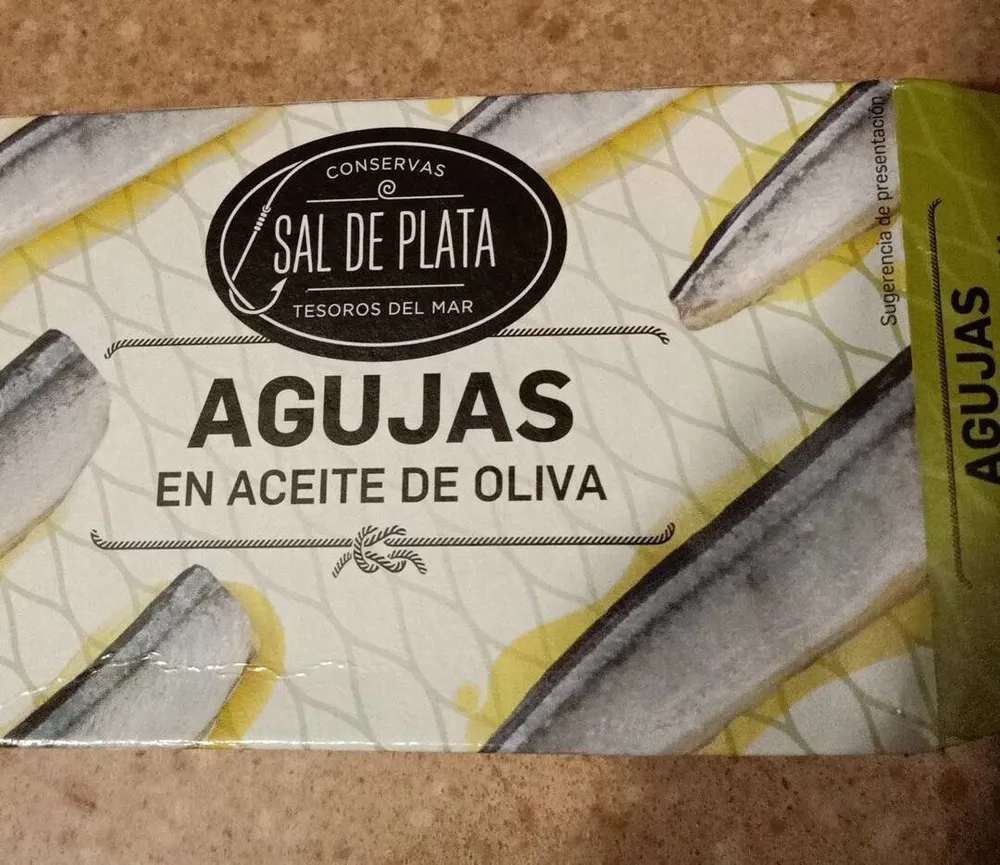 Agujas en aceite de oliva