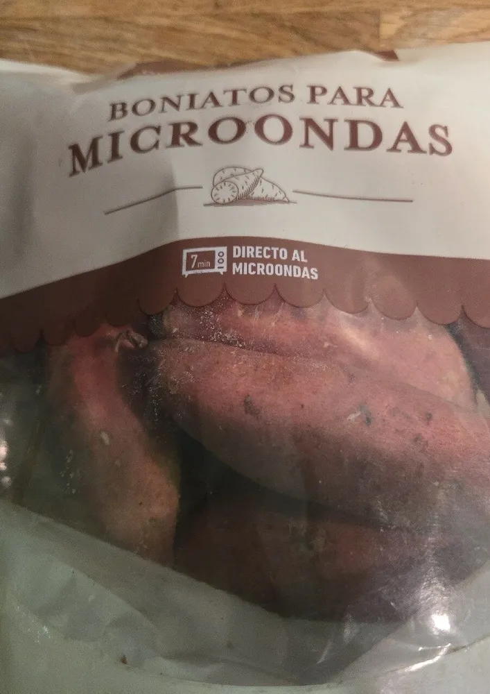 BONIATOS PARA MICROONDAS