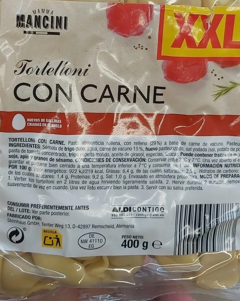 Tortelloni con carne