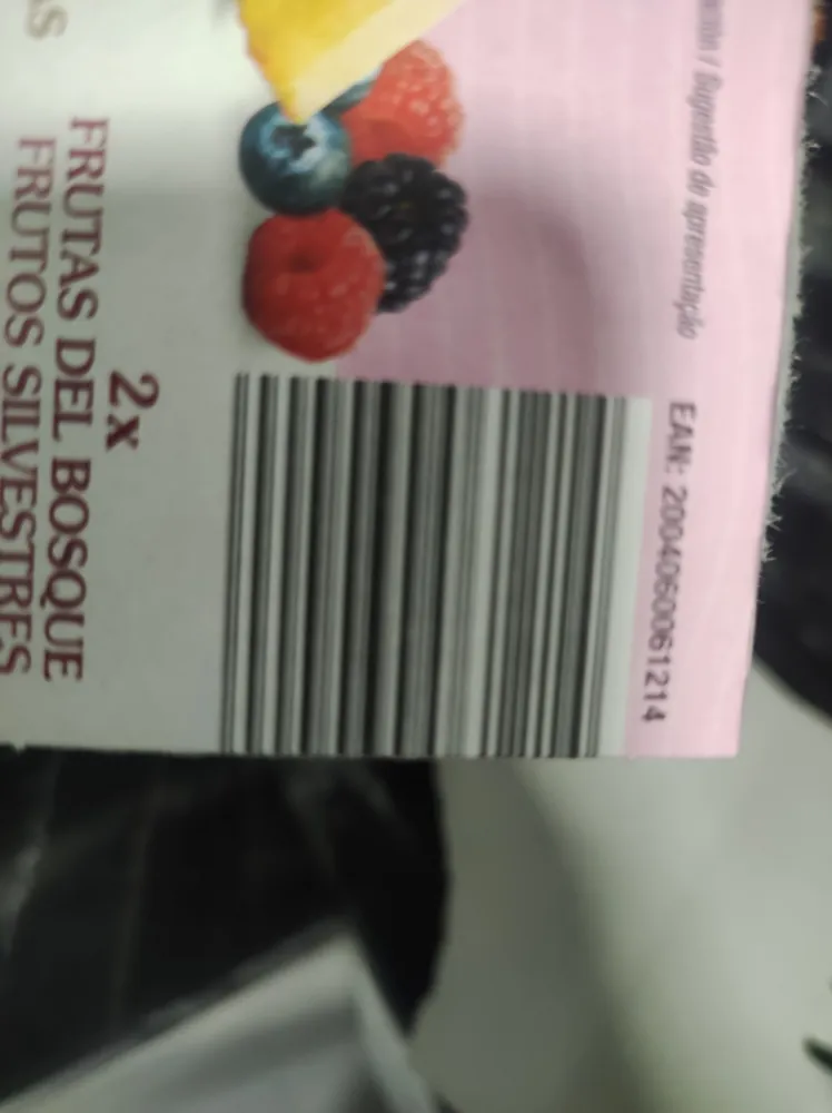 yogur con frutas desnatado 0%