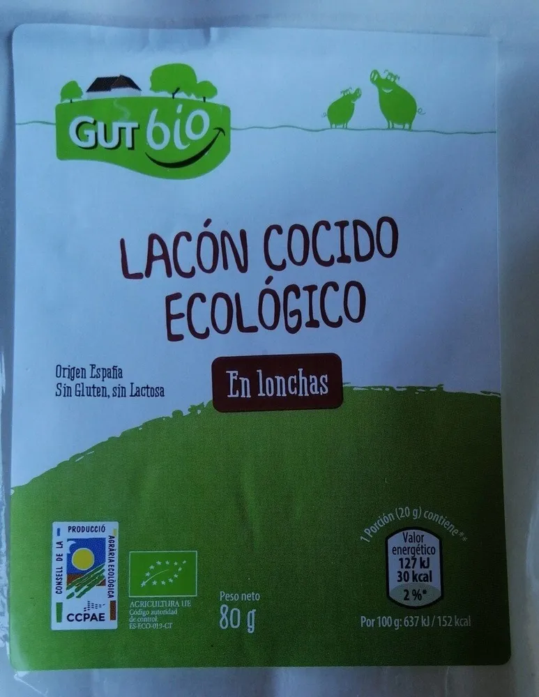 LACÓN COCIDO ECOLÓGICO En lonchas