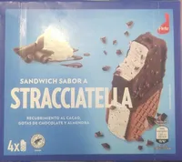Sandwich sabor a stracciatella
