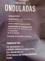 Patatas onduladas XXL Aldi. Sun snacks
