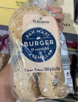 Pan hamburguesa semillas