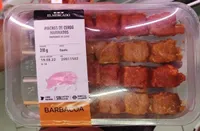 Pinchos de cerdo marinados