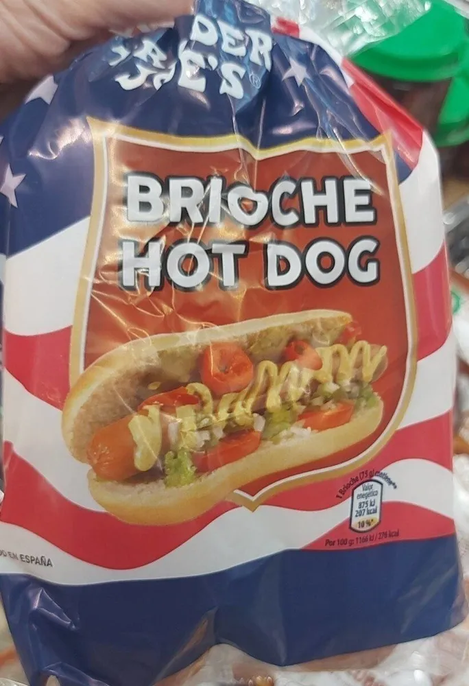 Brioche hot dog