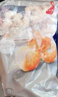 Gamba pelada con agua añadida