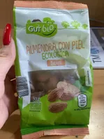 Almendra con piel ecológica