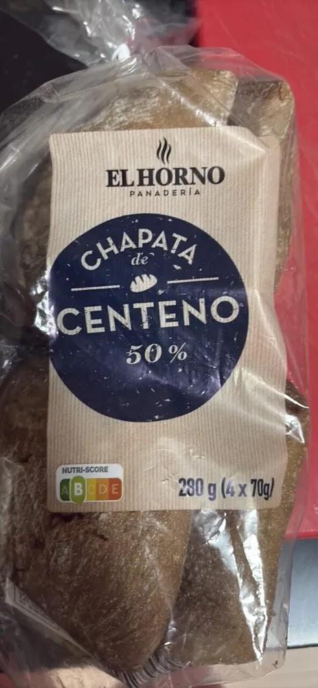Chapata cristal centeno