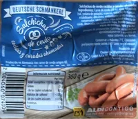 Salchichas de cerdo