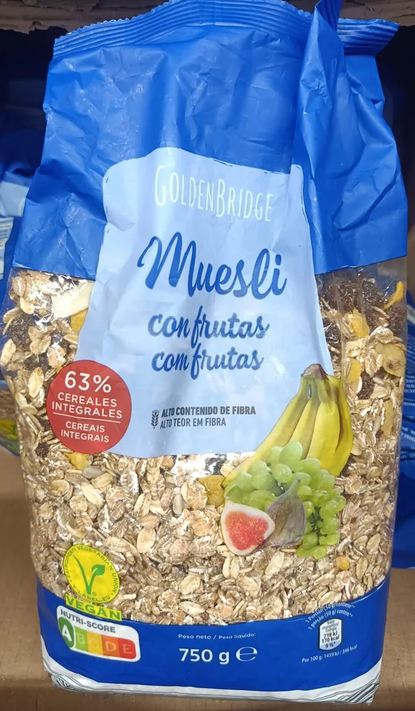 Muesli con frutas