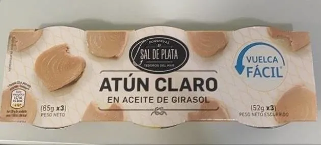 Atún claro en aceite de girasol