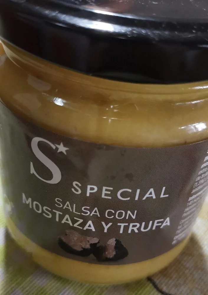 Salsa con mostaza y trufa