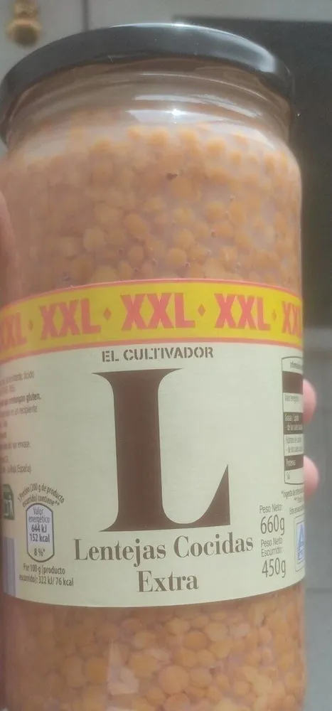 Lentejas cocidas