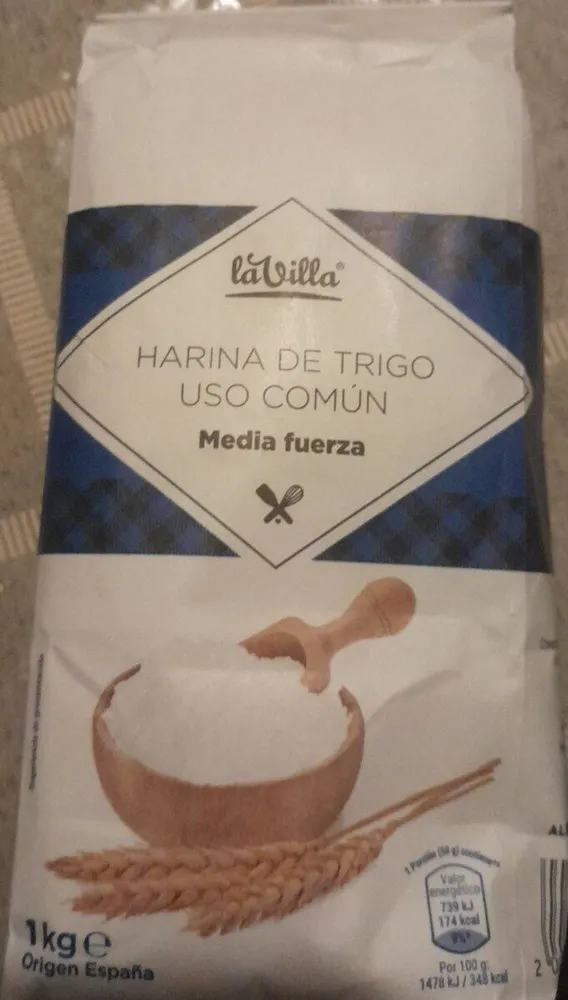 Harina de trigo uso común