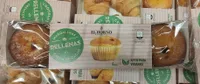 Magdalenas Rellenas de crema de cacao