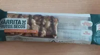 Barrita de frutos secos con chocolate y sal marina