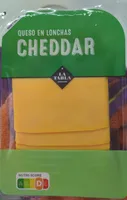 Queso lonchas chedar
