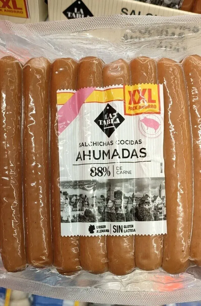 Salchichas Cocidas Ahumadas