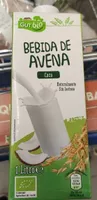 Bebida de avena coco