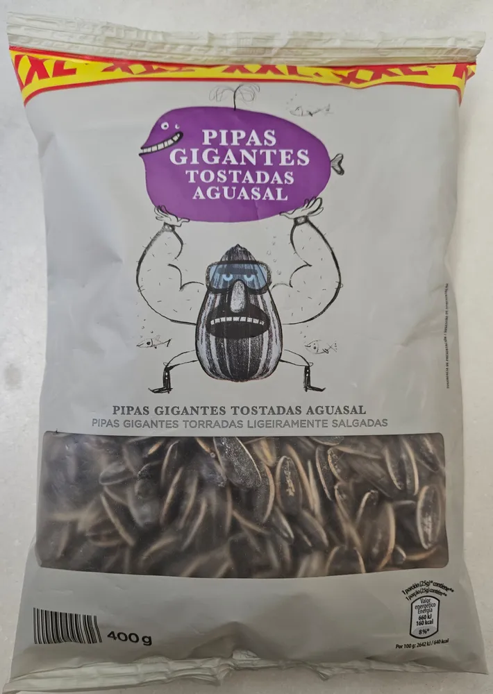 Pipas Gigantes Tostadas Aguasal