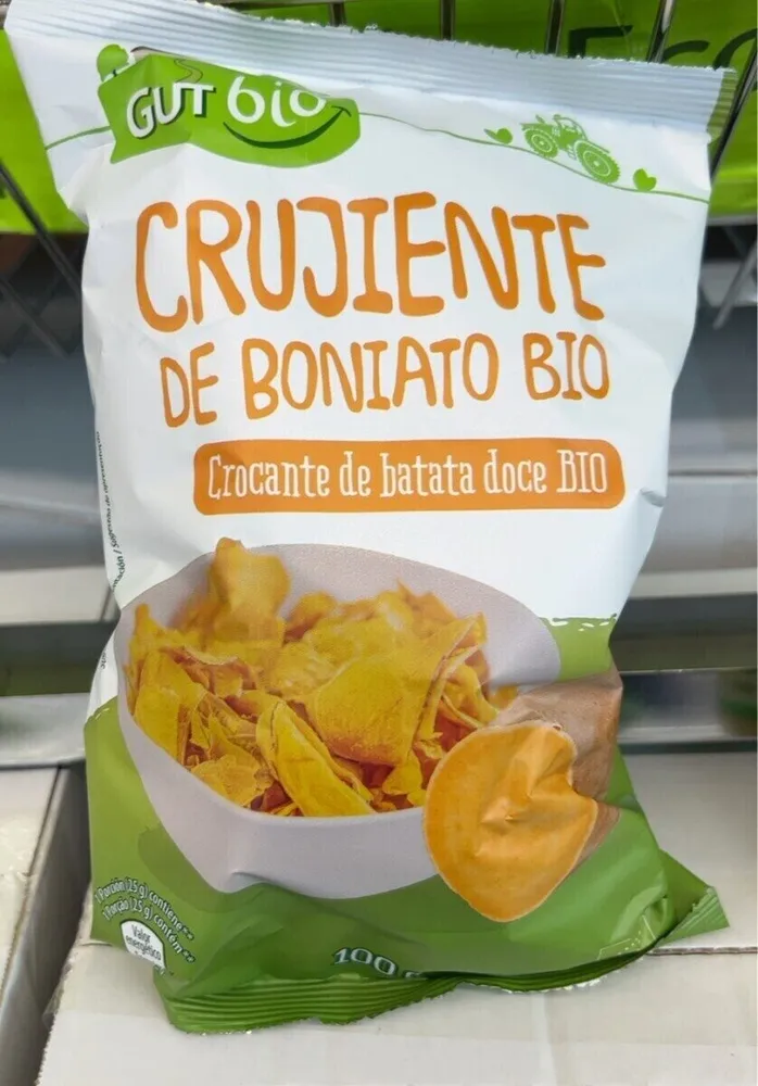 Crujiente de boniato bio