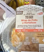 Wrap de Pollo y Hortalizas (Tex Mex Wrap)